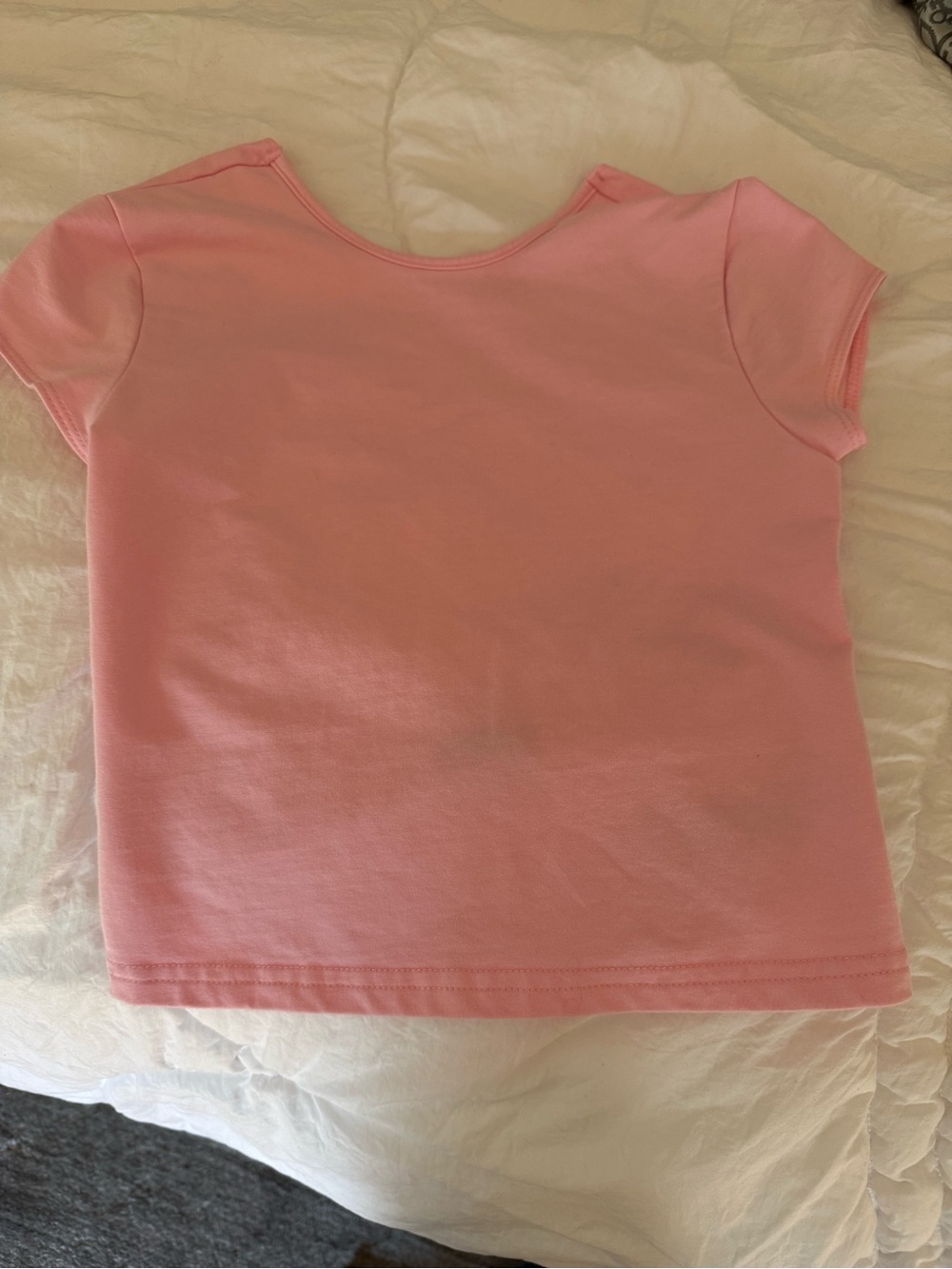 Edikted Girls' Pink Tee - backless